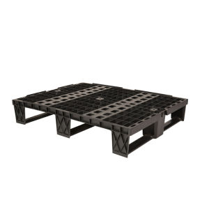 Stackable plastic pallets